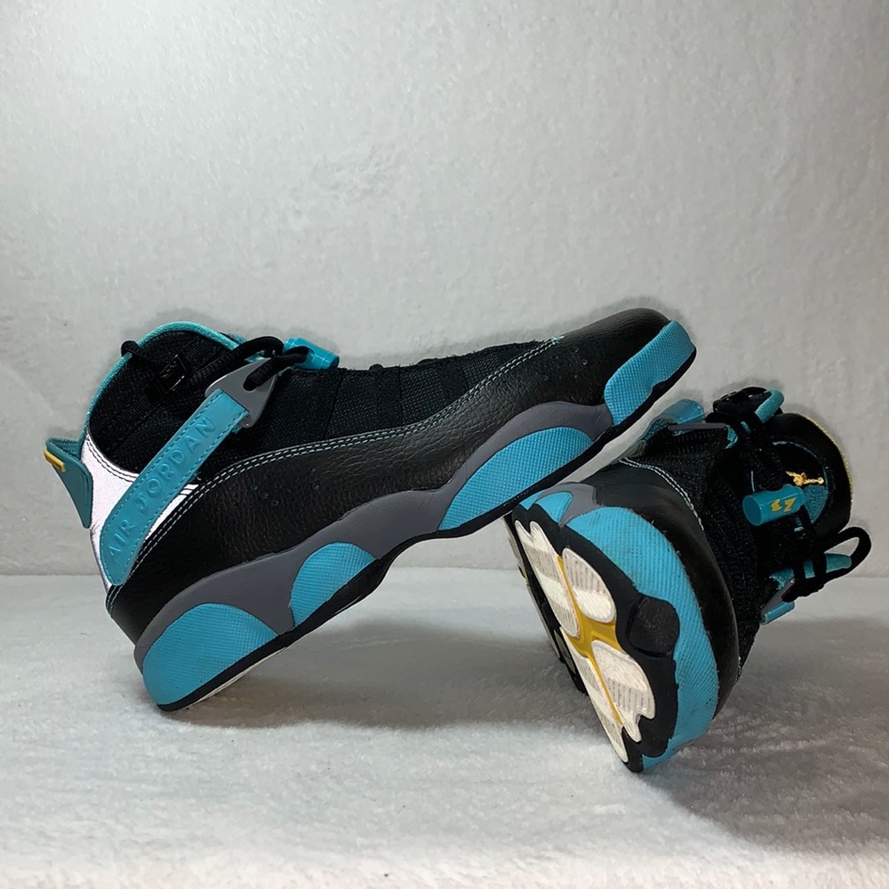 Jordan 6 Rings "Hornets" Gamma Blue, Size 5.5Y